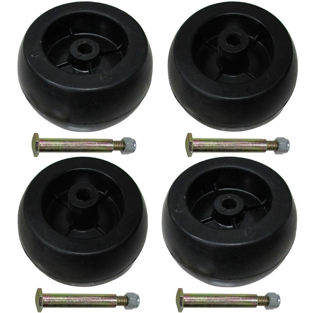 4 Deck Wheels Fits Cub Cadet 734-04155 Deck Wheel 1/2 Offset Hub