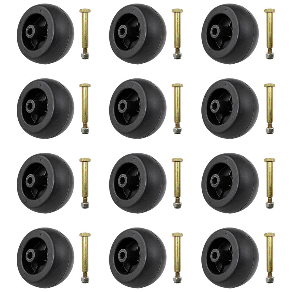 72490001 Qty 12: Deck Wheel Kit
 Fits Wright