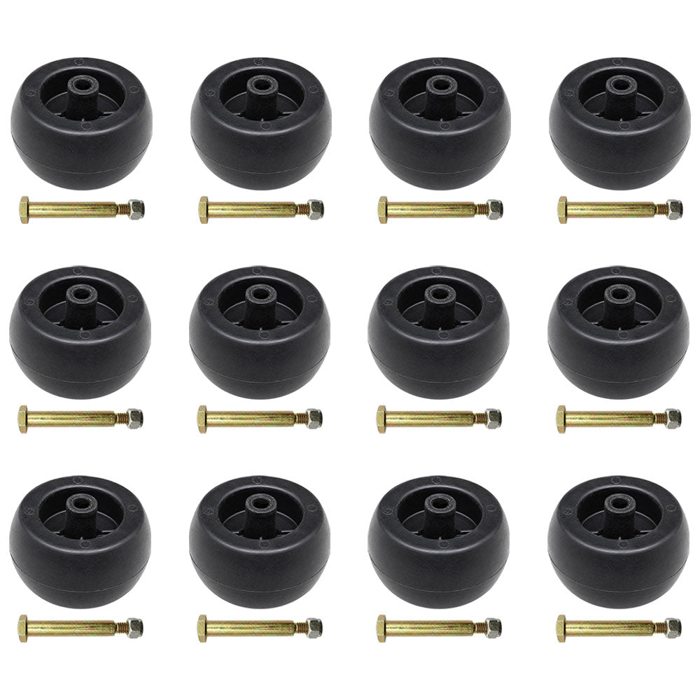 72490001 Qty 12: Deck Wheel Kit
 Fits Wright