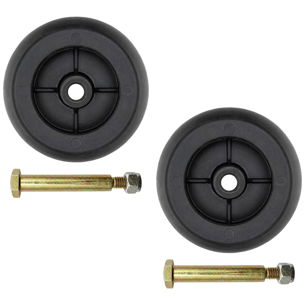 2 H/D Deck Wheels & Shoulder Bolts for AYP MTD Fits JD Lawn & Garden Equipment 1