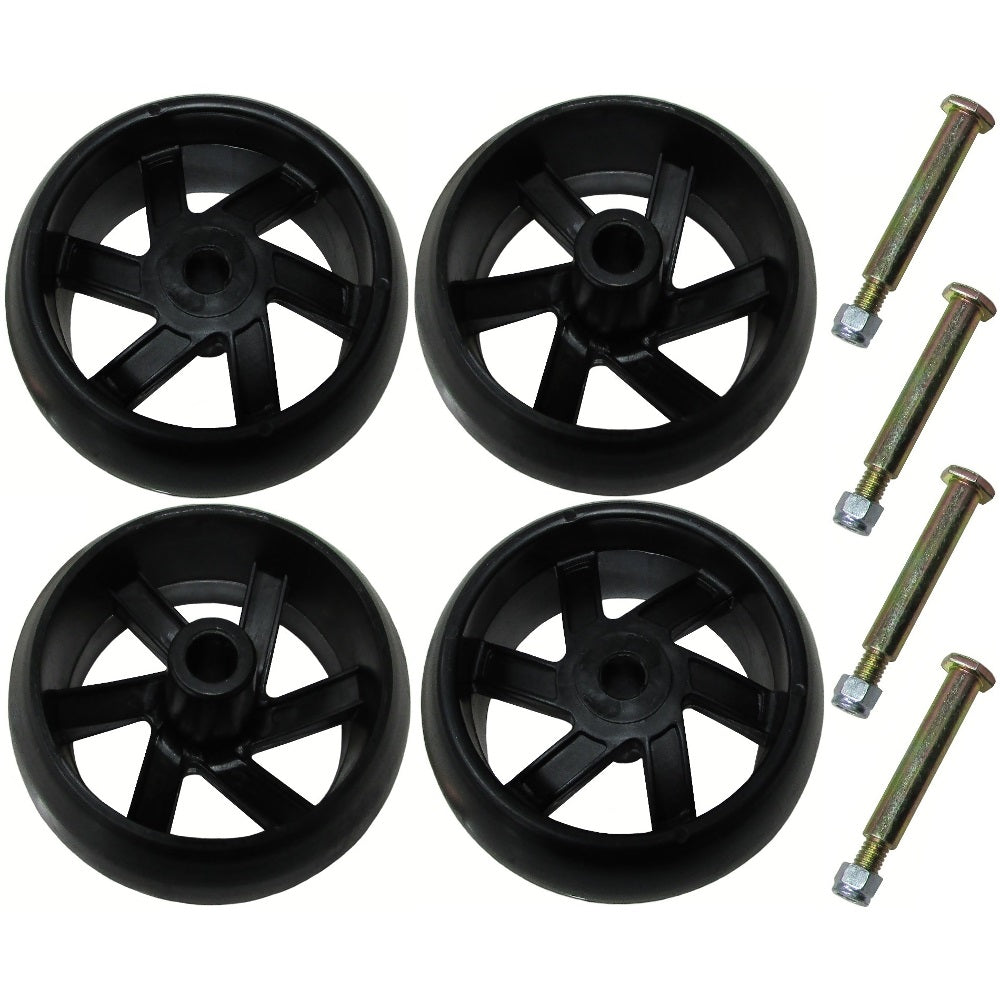 532174873 Pack of (4) 133957 5" Deck Wheels 174873 Fits Husqvarna 193406