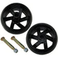 2 Mower Deck Wheels Fits Husqvarna YTH21K46 Fits Poulan Fits Craftsman 532174873
