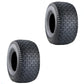 SET OF TWO Carlisle Turf Saver II 15-6.00-6 Lawn Tires 15 600 6 WHEEL NOT INCLUD
