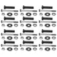 Deck Wheel Hardware Kit 12ct Fits Exmark 103-3168 103-4051 1-603602 603602 10007