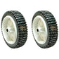 Qty 2: Plastic Drive Wheel
 Fits Husqvarna Replaces 532180773