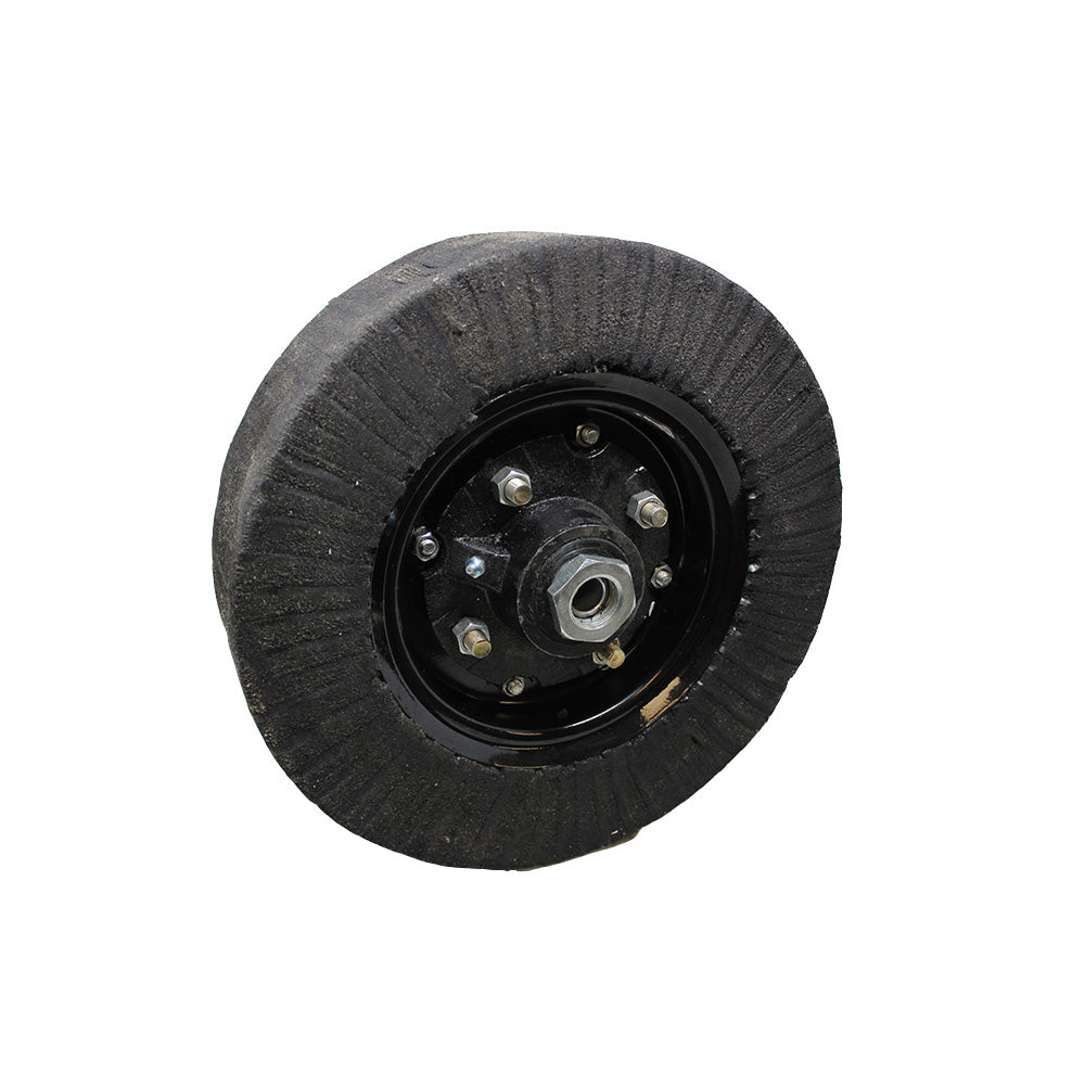 Cutter Tail Wheel AND Hub Assembly Bush Hog 15" Wheel 4 Bolt Hub 3/4" Shaft