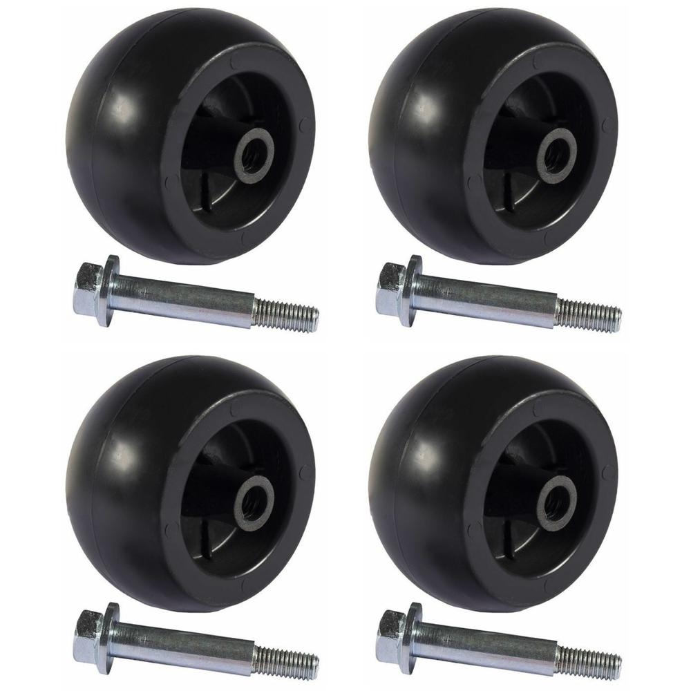 018-0010-00 Qty 4: Deck Wheel w/ Bolt
 Fits Bad Boy Outlaw Series