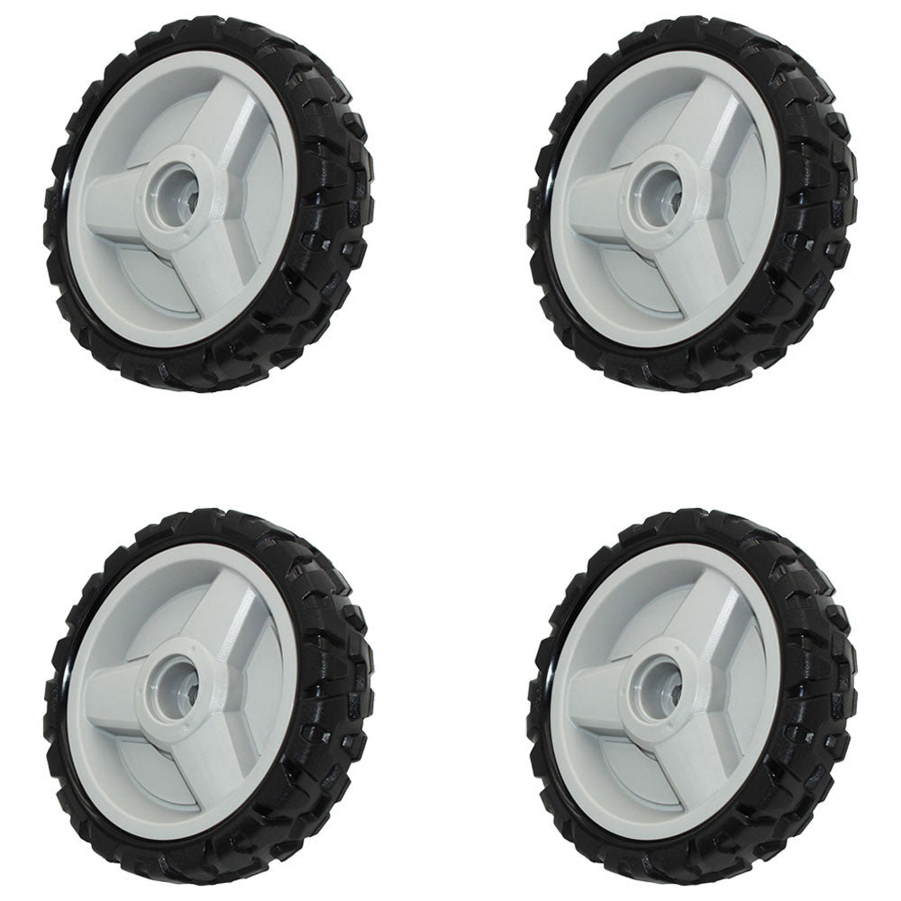 4 Pack 8" Drive Wheels for Troybilt Self Propelled Mower 734-05341 490-322-0013
