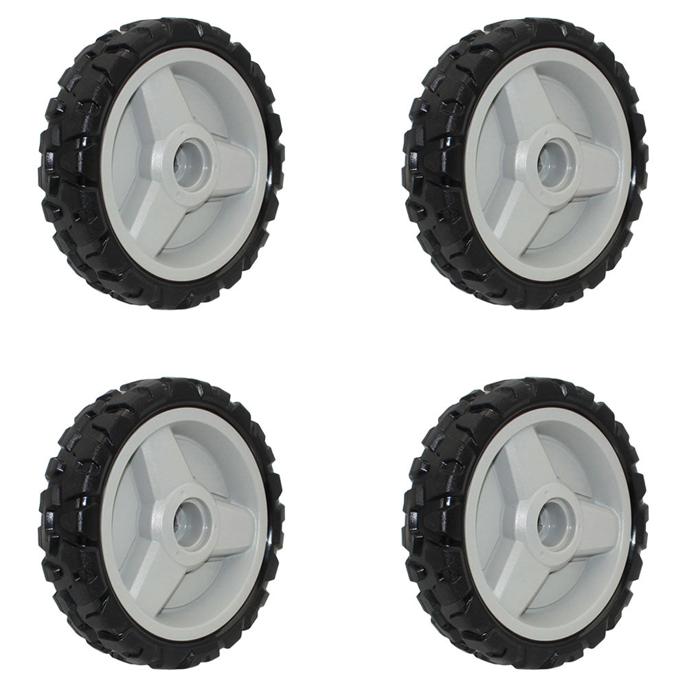 Qty 4: Drive Wheels
 Fits Husqvarna Replaces 580365301