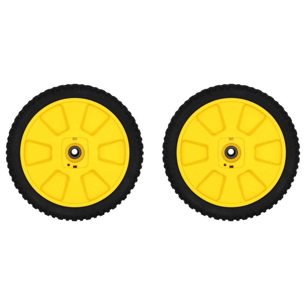 Qty 2: Drive Wheel Assembly
 Fits John Deere Replaces AM111151