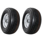 Qty 2: Wheel Assembly Fits Dixie Chopper Replaces 10202