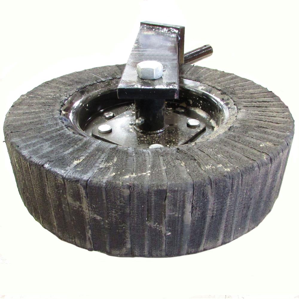 Rotary Cutter Tail Wheel Assembly With 1-1/4" Shaft Heavy Duty 1 Piece Fork