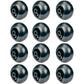 Set of (12) Interchangeable Deck Wheels Fits Kubota Mowers: ZD321 & ZD326