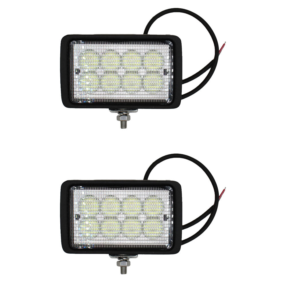 TL3030 Qty 2: Rectangle LED Flood Work Lamp Fits Tiger