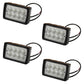 Qty 4: Rectangle LED Flood Work Lamp Fits Ford Replaces 178345A1