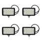 Qty 4: Rectangle LED Flood Work Lamp Fits Case IH Replaces 1312047C91