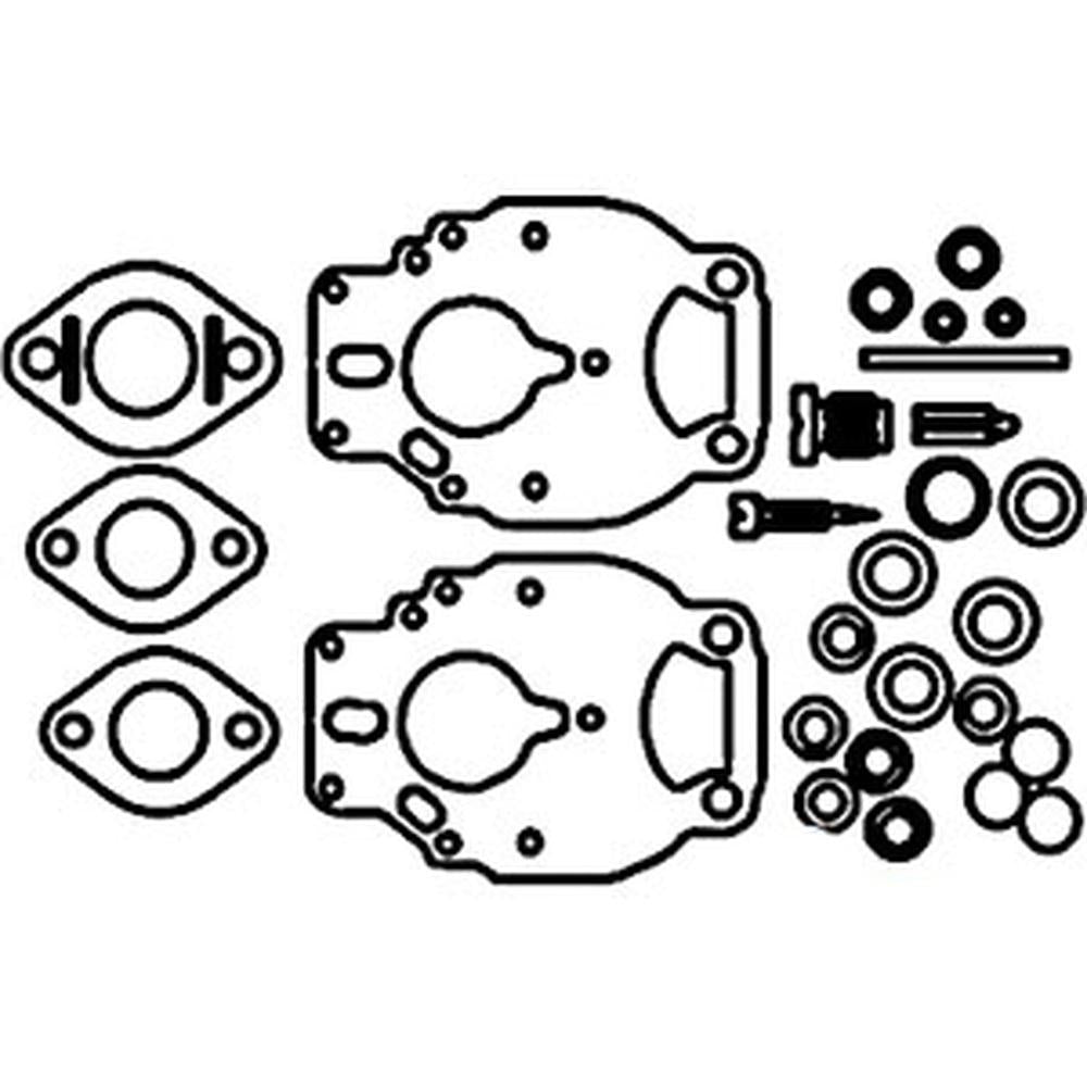 NEW Carburetor Kit Fits Case/International Harvester Tractor 504 544 600 656 666