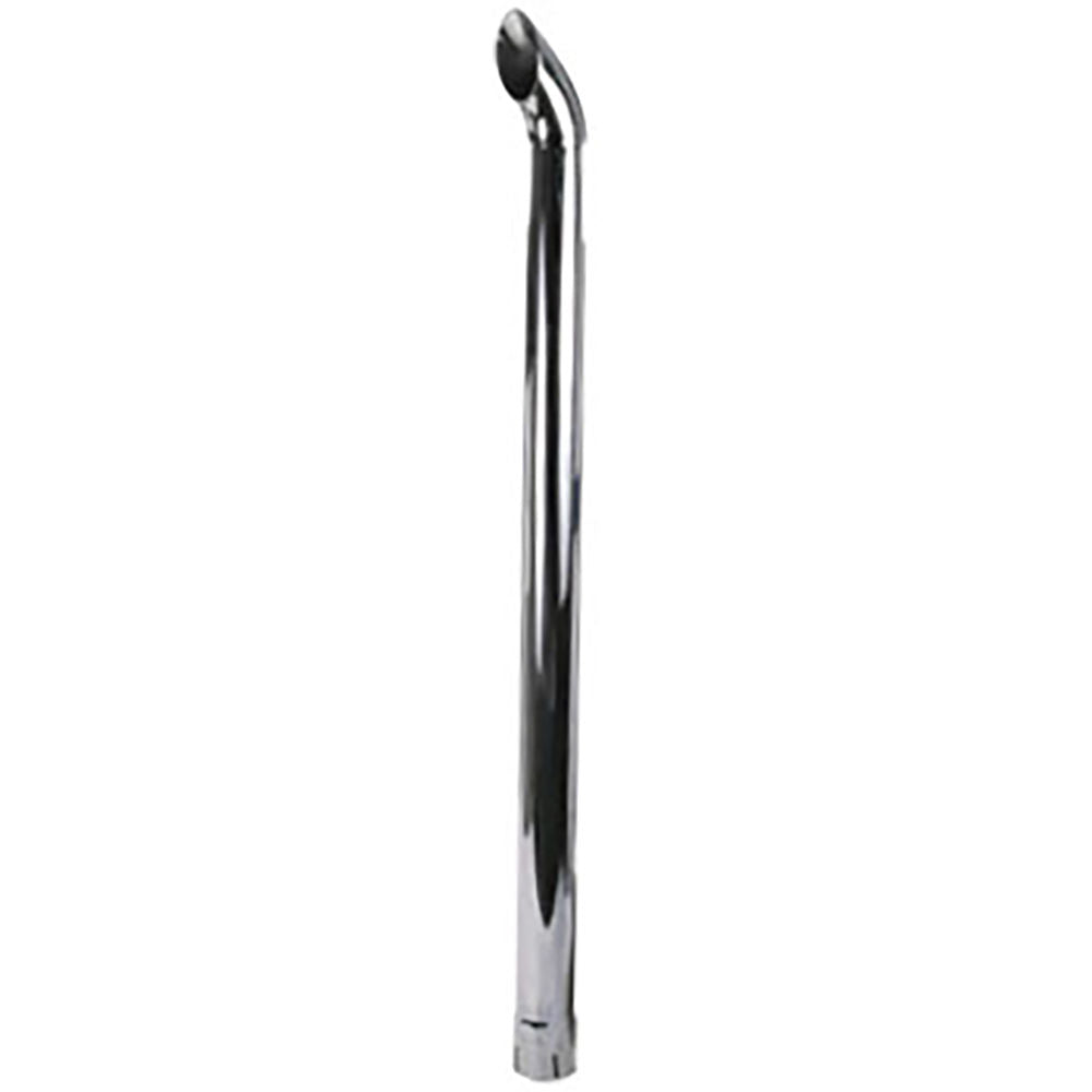 ZNL89027C - Curved Chrome Exhaust Stack