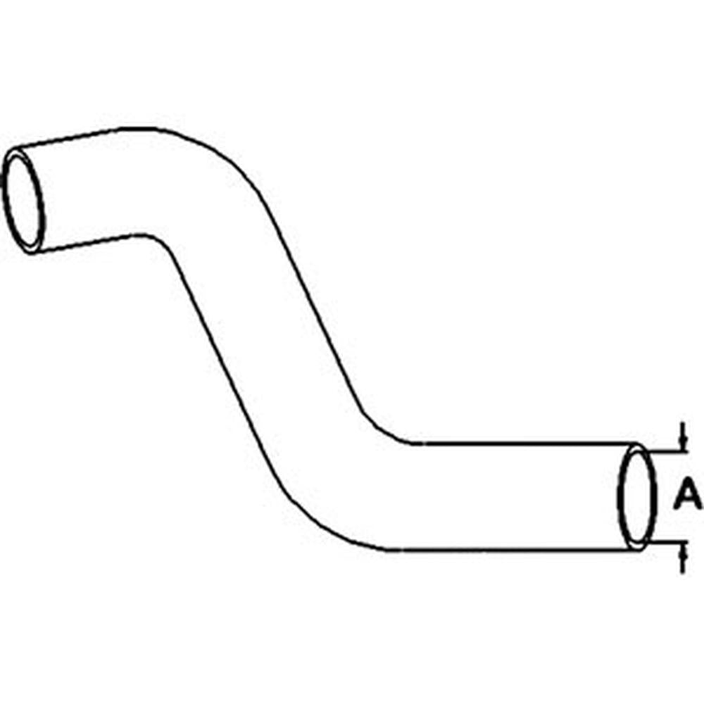 158600A-AIC Upper Radiator Hose
