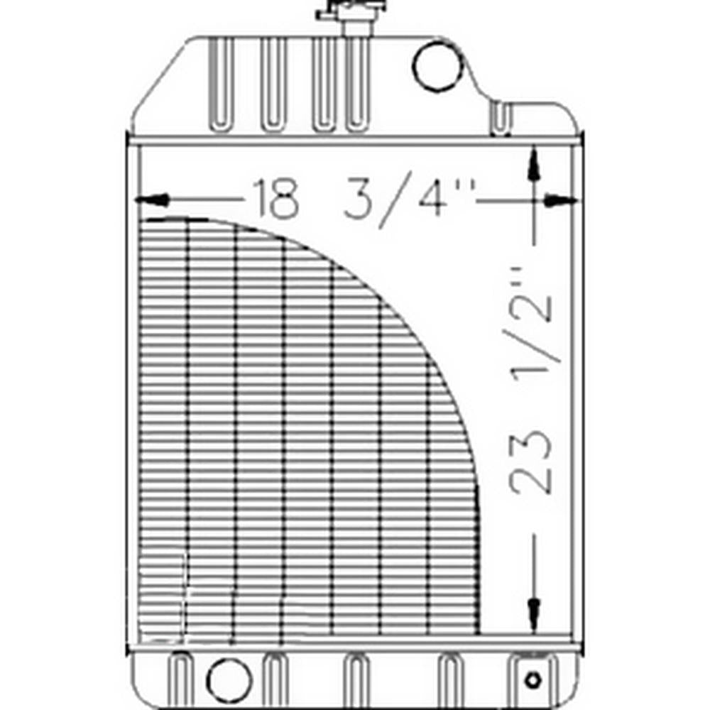 1680734M91-AIC Radiator