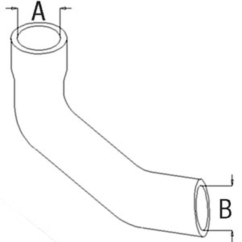 3618641M1-AIC Bottom Radiator Hose
