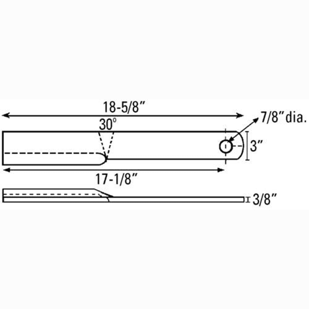 3900RCB-AIC CCW Rotary Cutter Blade