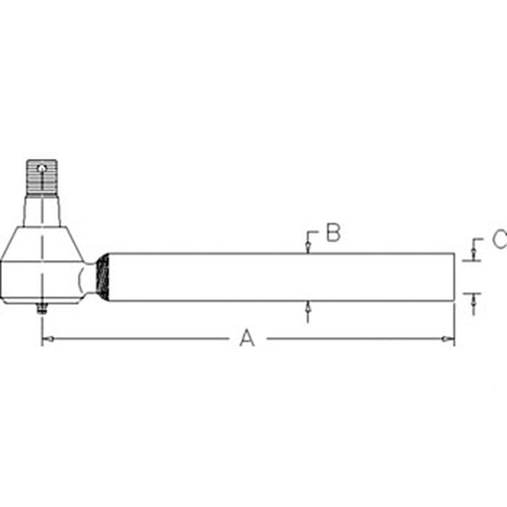 3A161-62920-AIC Steering Cylinder Tie Rod End
