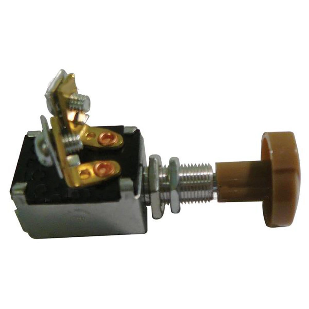 721690M91-AIC Black Button Push / Pull Light Switch