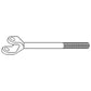 826410M92-AIC Left Hand Yoke with 0.750" Rod