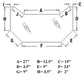 87434783-AIC Rear Center Window Glass