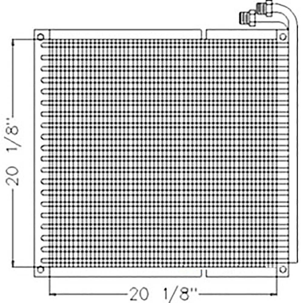 A184084-AIC Hydraulic Oil Cooler