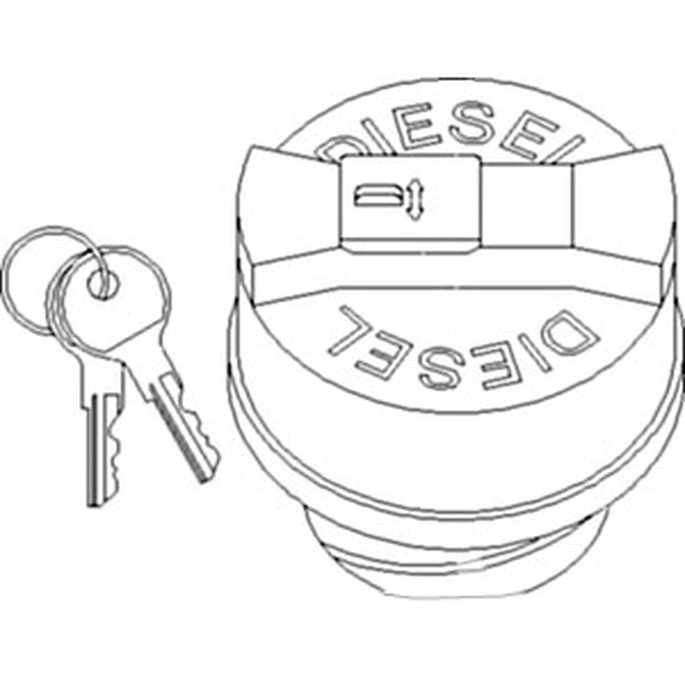 AL113087-AIC Lockable Fuel Filler Cap