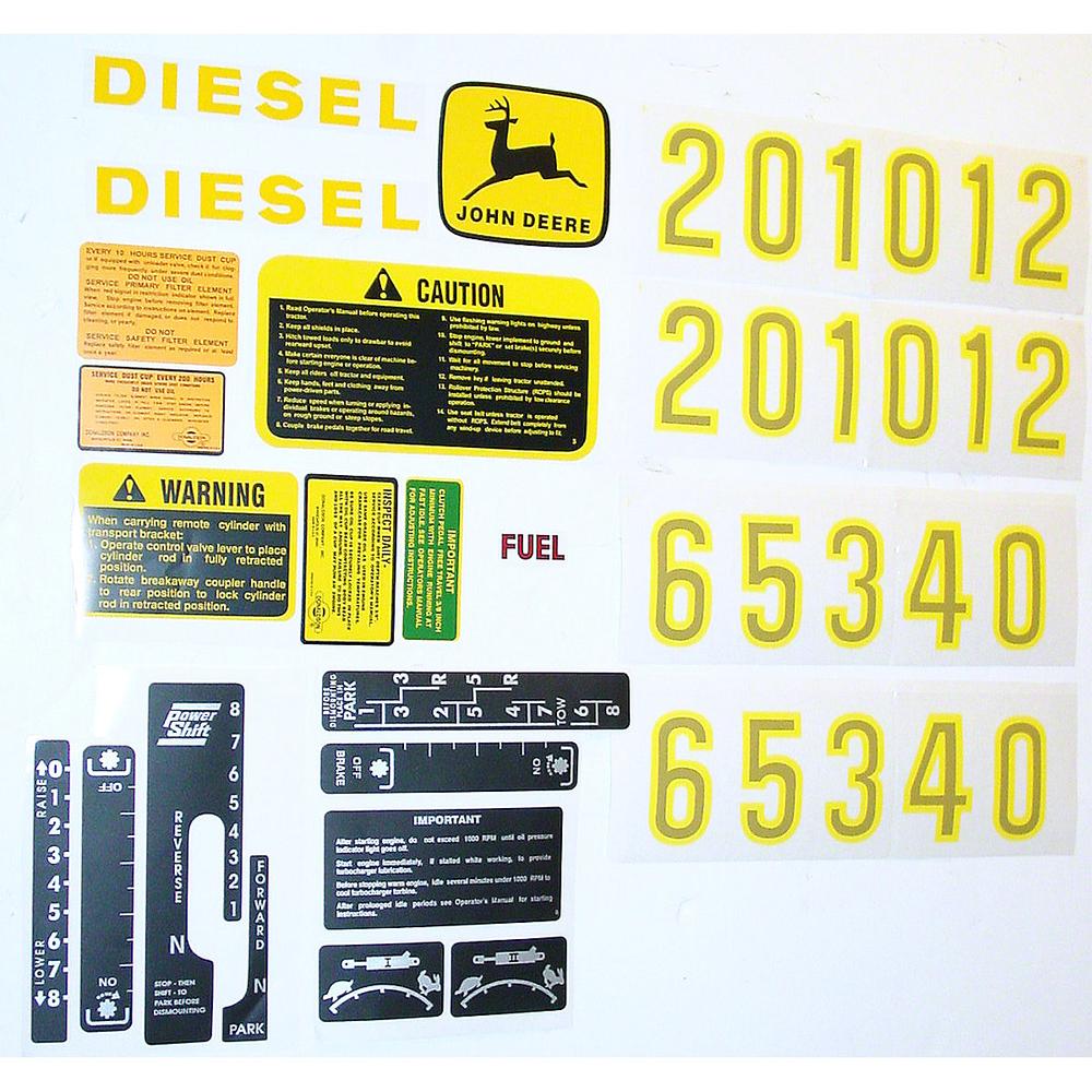 AR52393-AIC Decal Set