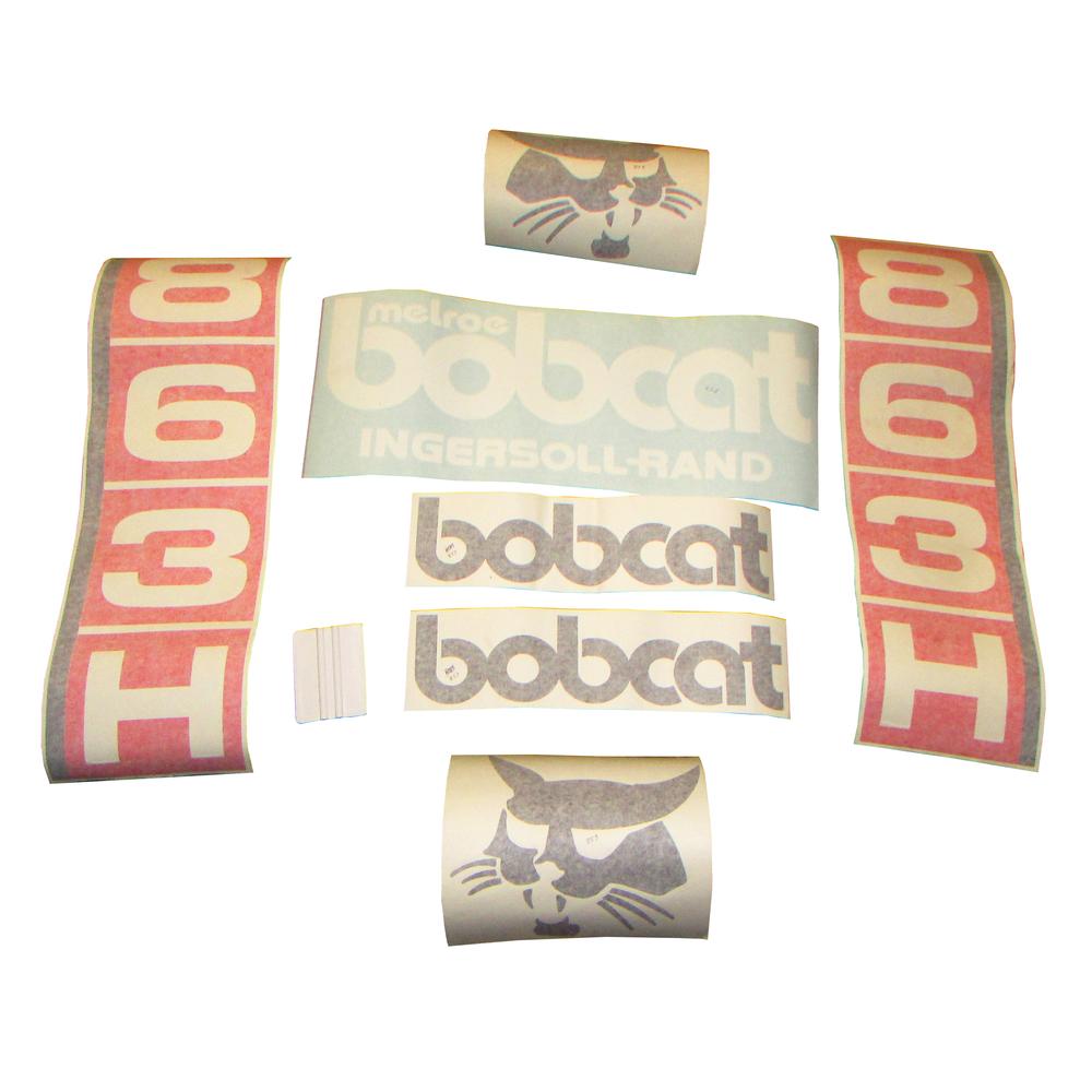Replacement Whole Machine Decal Set Fits Bobcat Excavator Model: 853H