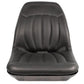 CS133-1V-AIC Black High-Back Dishpan Seat