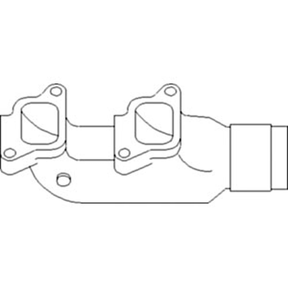 D5NN9431A-AIC Rear Exhaust Manifold