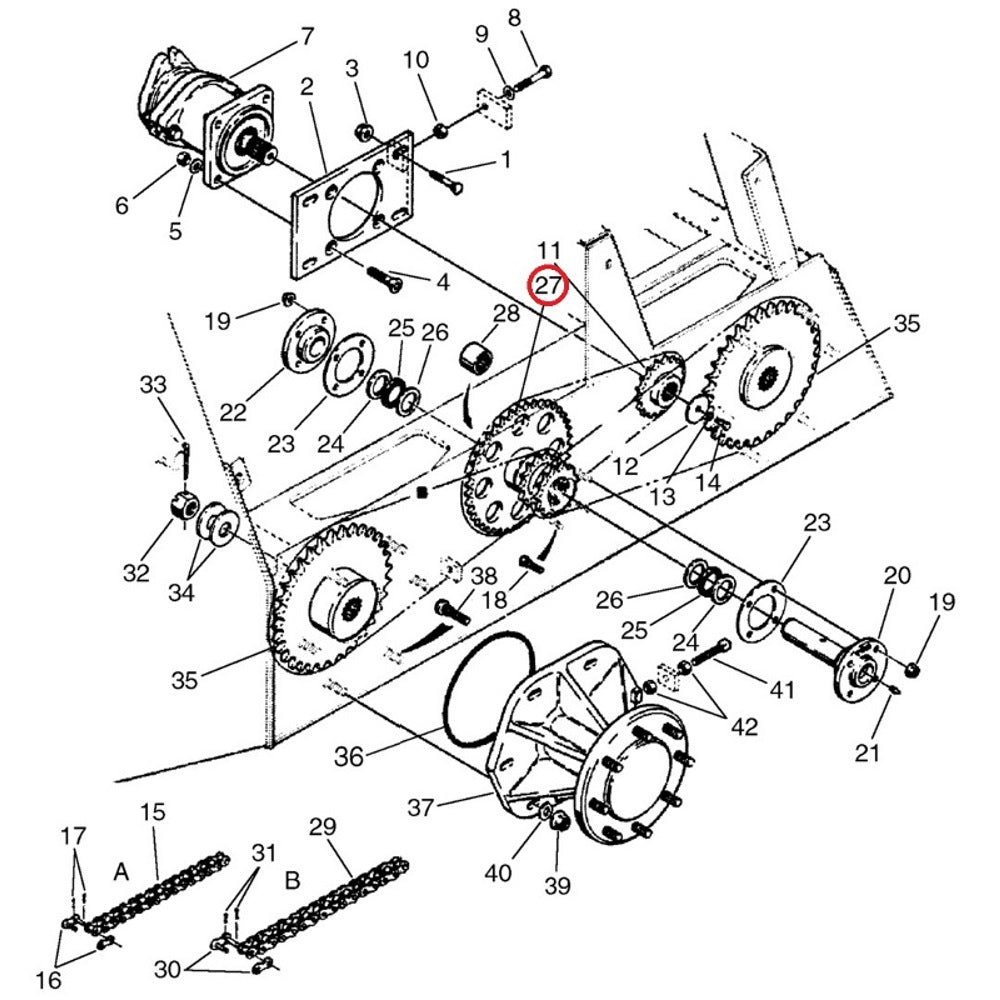D76529-AIC Chain Drive Sprocket
