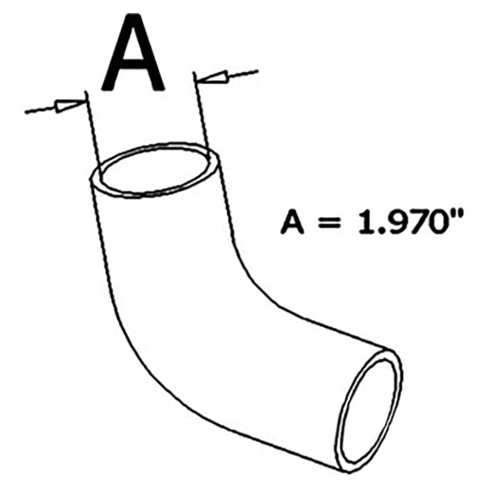 E7NN8286AA-AIC Lower Radiator Hose