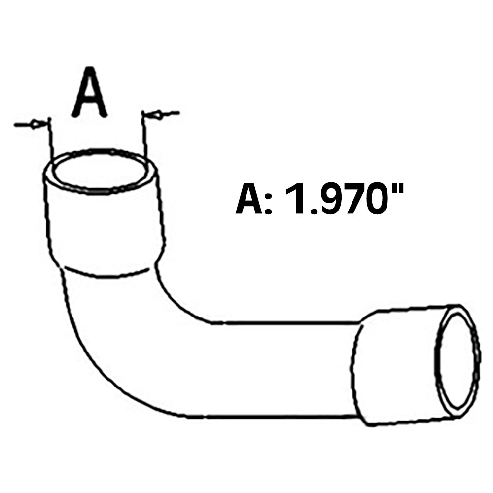E7NN8286AA-AIC Lower Radiator Hose
