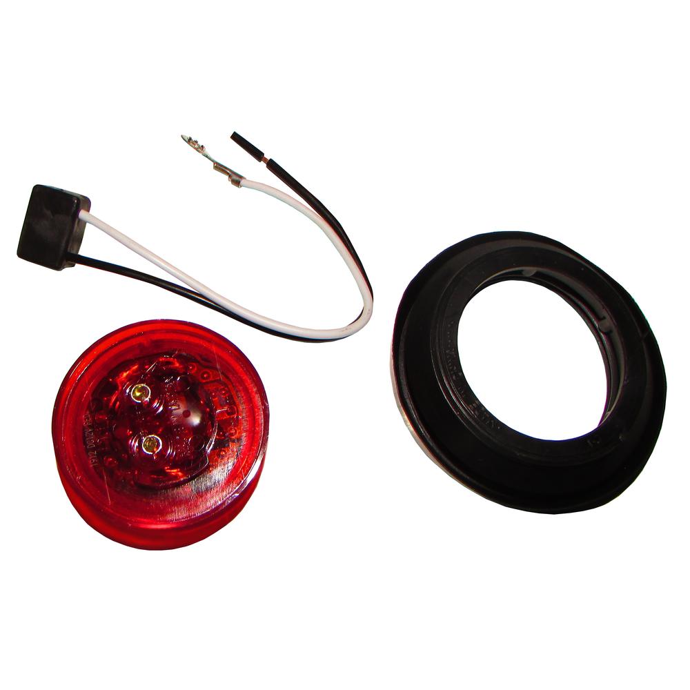 ELJ50-0215-AIC 2" Round LED Red Side Marker Light Kit
