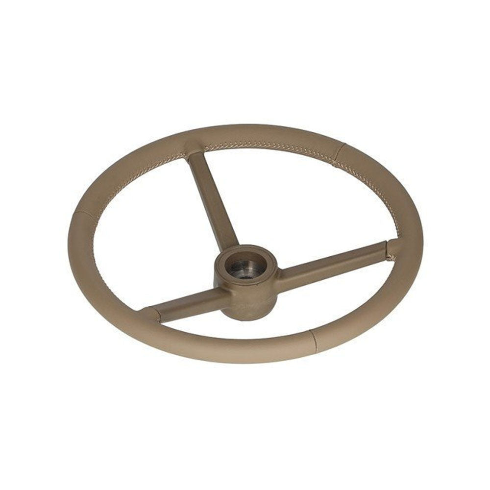 FRS90-0043-AIC Steering Wheel - Leather Wrapped - Brown