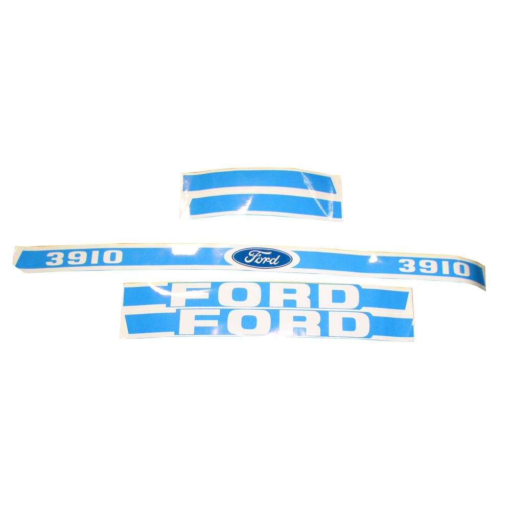MAE30-0935-AIC Blue Hood Decal Set