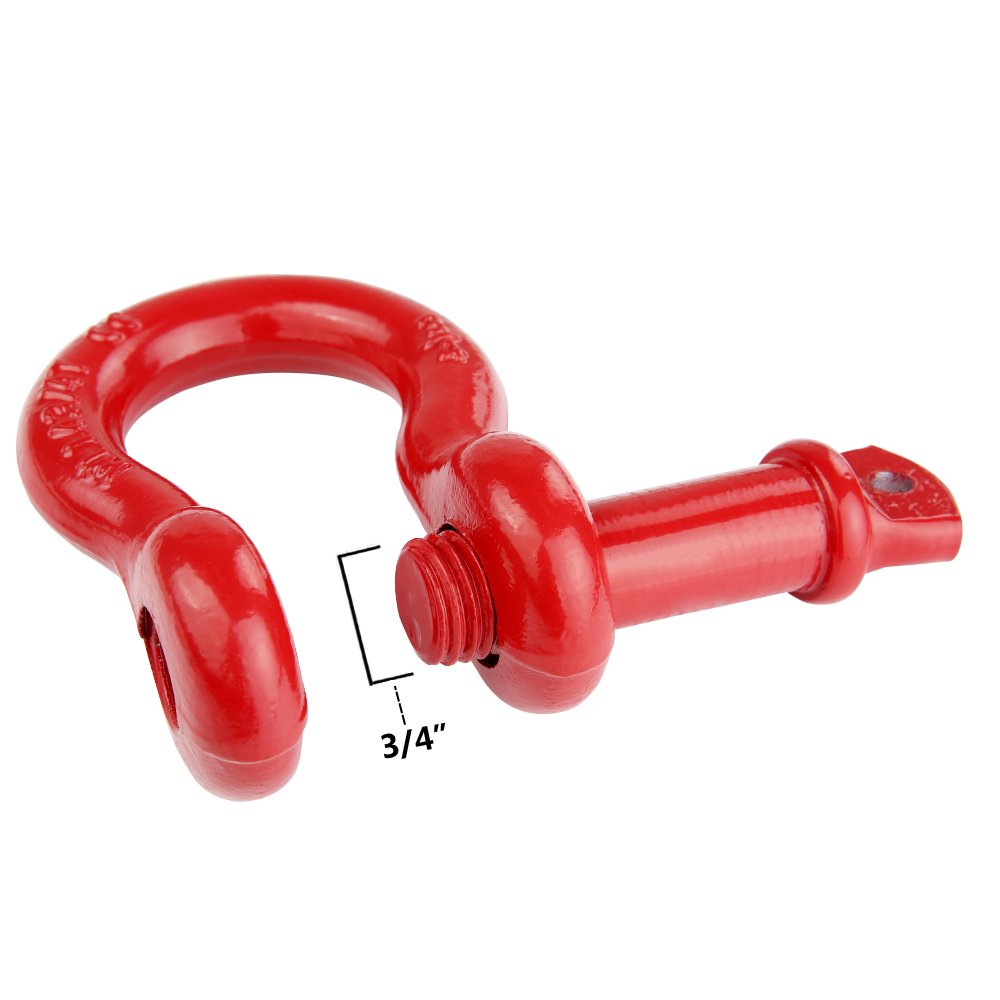 OTK20-0298-AIC Shackle, 3/4" Red