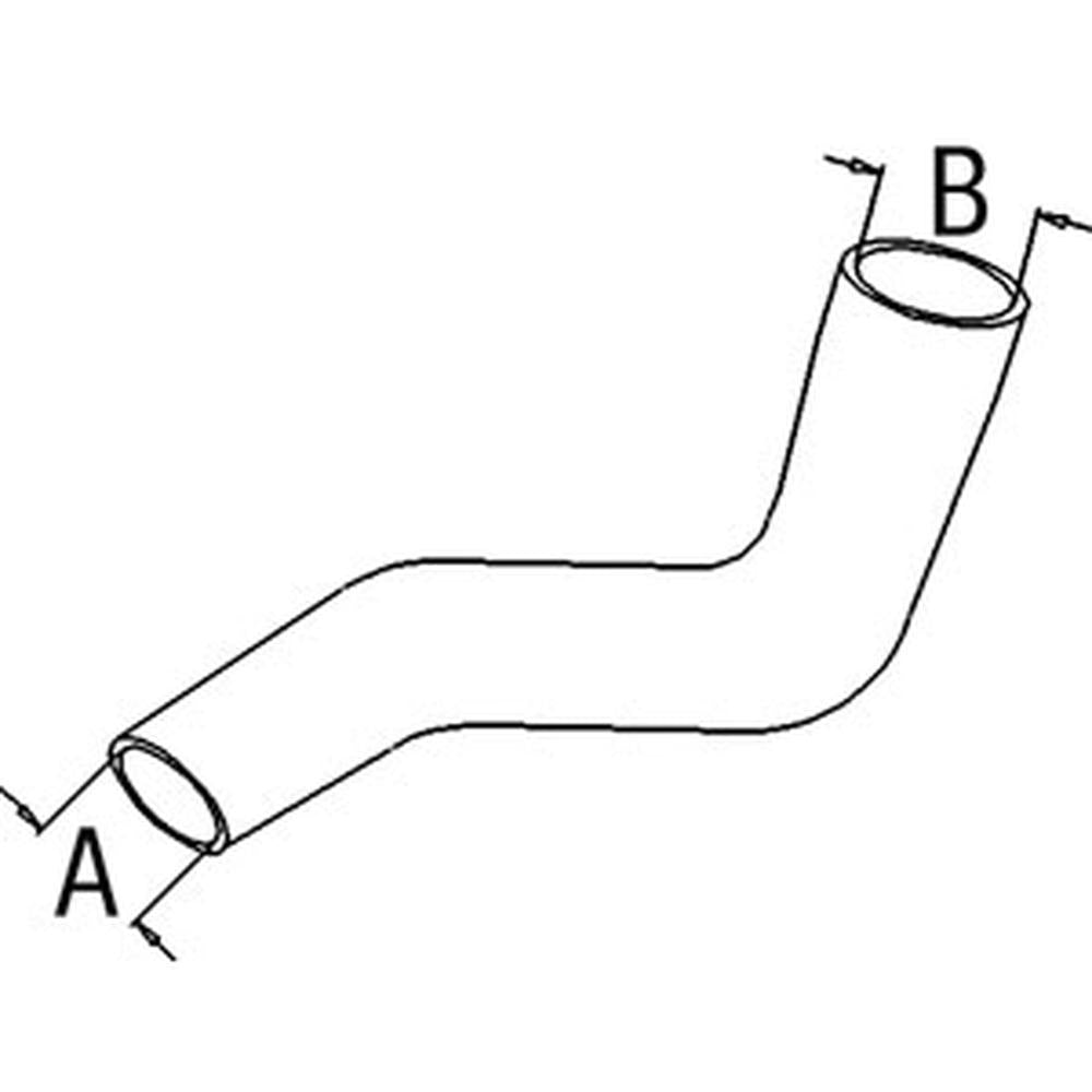 R126013-AIC Bottom Radiator Hose