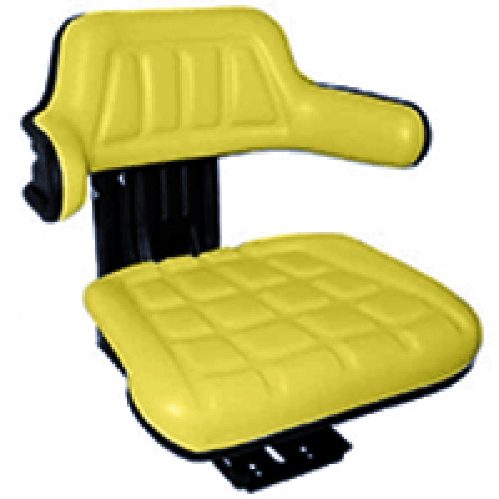 SEQ90-0055-AIC Yellow Wrap Around Seat with Arms