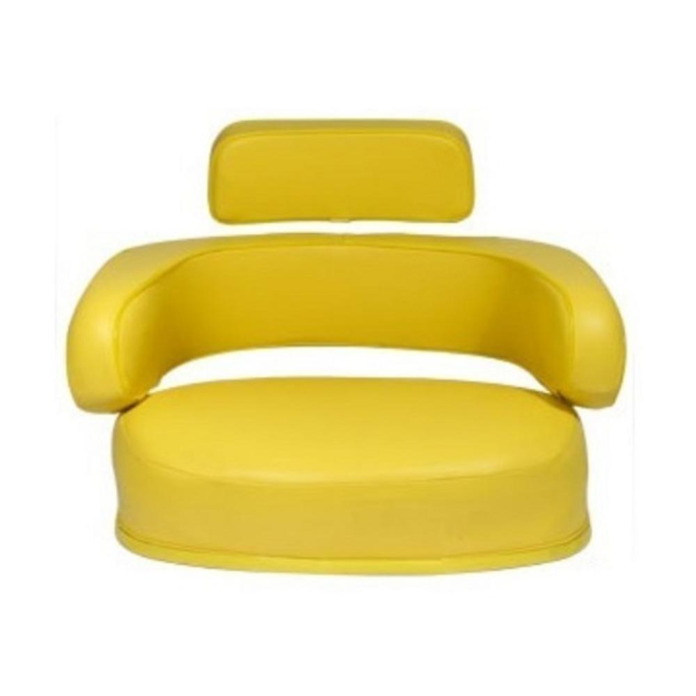 SEQ90-0212-AIC 3-pc Yellow Seat Cushion Set (Steel Back)