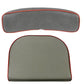 SEQ90-0587-AIC Seat Cushion with Backrest- with Red Trim
