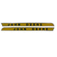 SHN20-0006-AIC Right & Left Hand Side Moldings (Raised Letters)