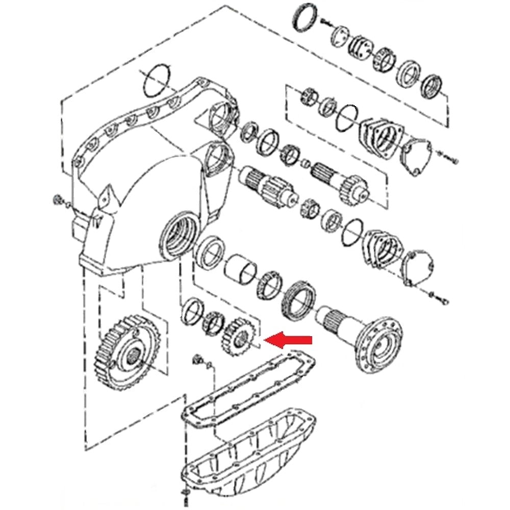 T105459-AIC Final Drive Idler Gear