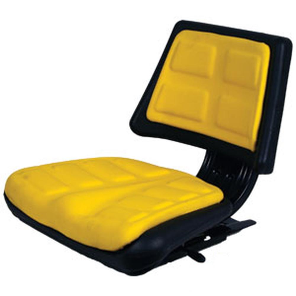 T110YL-AIC Yellow Universal Seat w/ Trapezoid Back